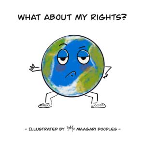 Earth asking for it's rights.